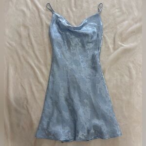 Hello Molly Blue Floral Mini Dress